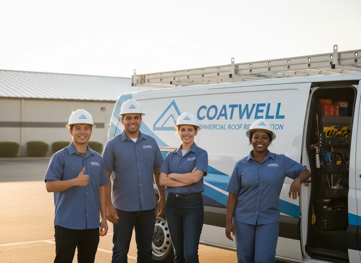 Commercial roof coating company in Gilberts, IL
